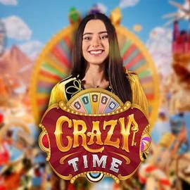 Crazy Time casino game by Evolution – featured logo at MrPacho Casino