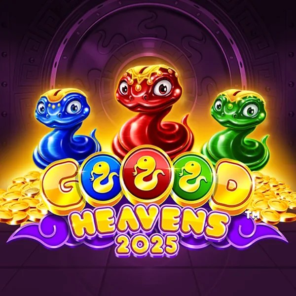 Try Goood Heavens slot by Rarestone Gaming on mrpachoscasino.com – logo image