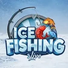 Enjoy Ice Fishing Live by Evolution – logo hosted on mrpachoscasino.com
