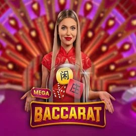 Live Casino logo of Mega Baccarat from Pragmatic Play at MrPacho Casino