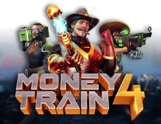 Money Train 4 online game logo by Relax Gaming on mrpachoscasino.com